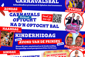 Programma Kleidonk 2026 is helemaal rond